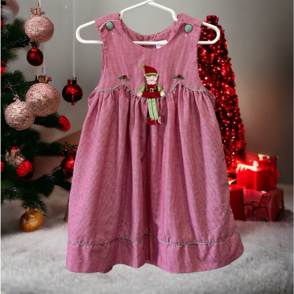 Boutique Red Elf On A Shelf Inspired  Christmas Jumper Size 24M